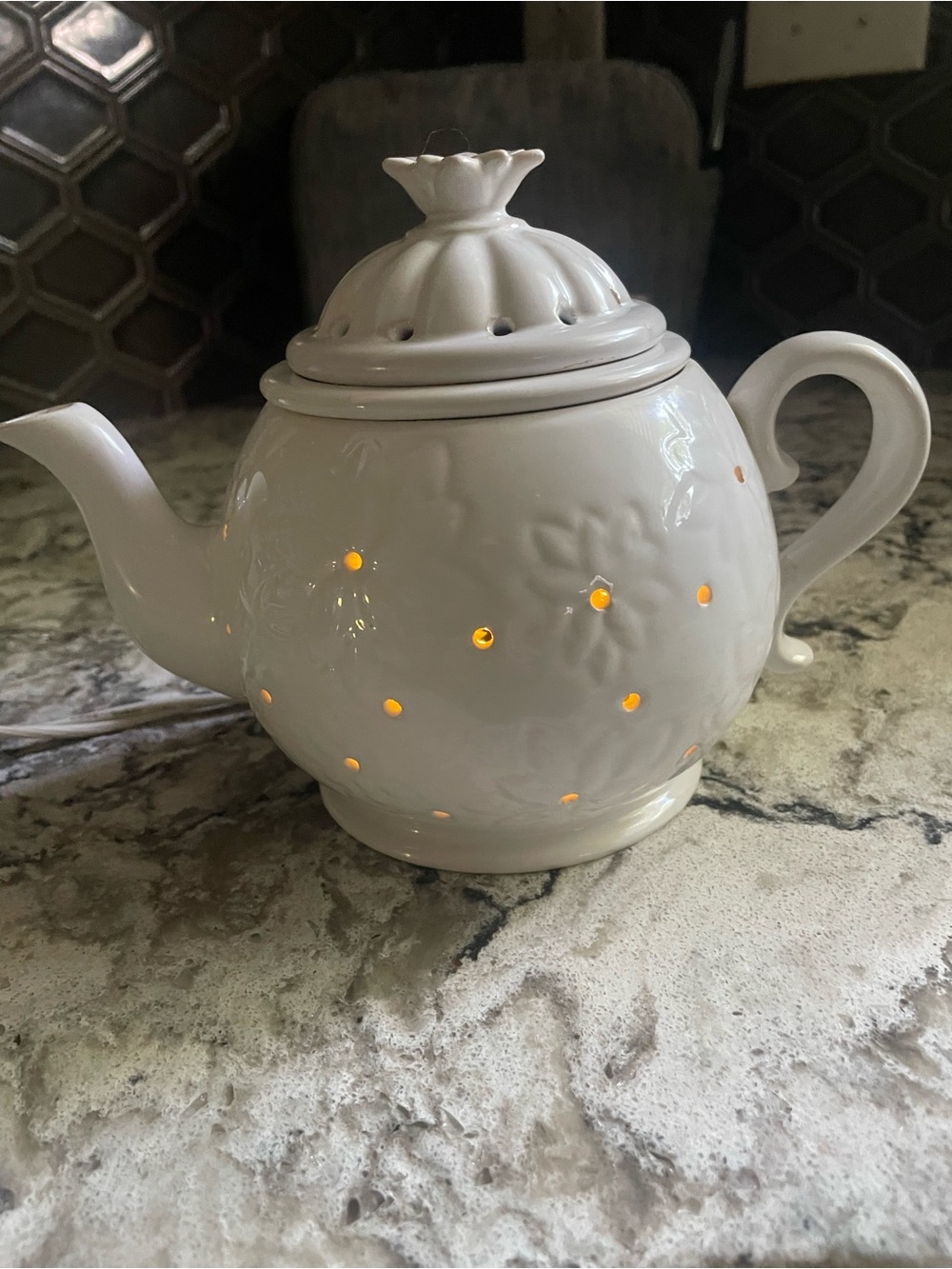 Partylite Teapot Wax Warmer.